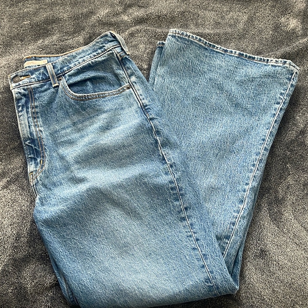 Levi 70s high flare jeans